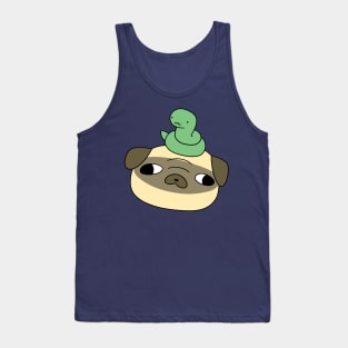 Pug Face and Snake Tank Top